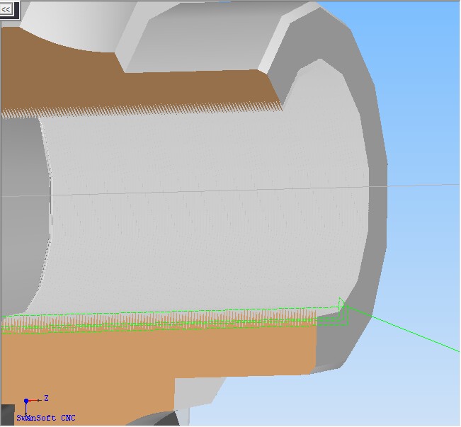 轴配合轴零件数控加工及仿真